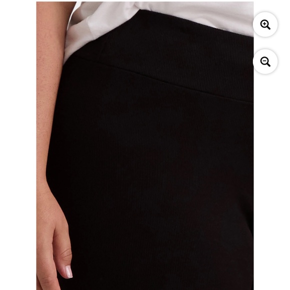 Terra and Sky Women’s Plus Black High Rise Bike Shorts Size 2X NWT - Picture 5 of 6